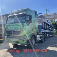 dau-keo-howo-380hp-mau-xanh Xe đầu kéo Howo 420 HP
