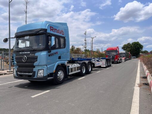 Đầu kéo shacman 2024 động cơ weichai 460 hp cao cấp