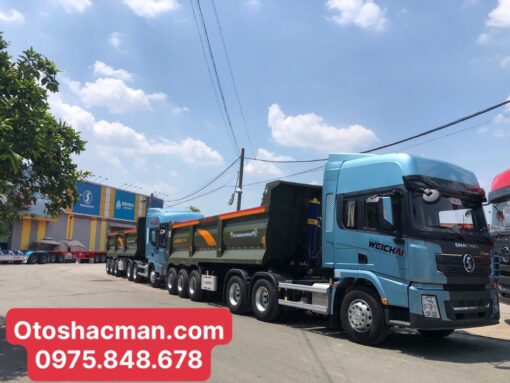 Đầu kéo shacman 2024 động cơ weichai 460 hp cao cấp